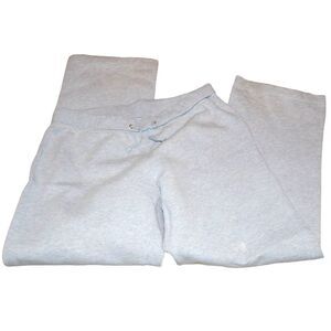 Heathered light blue drawstring sweatpants women's petite medium by SJB Active